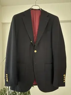 ビームスF HANDMADE ARTHUR HARRISON ネイビー ブレザー