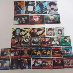 呪術廻戦 カード7枚 ステッカー&シール24枚セット