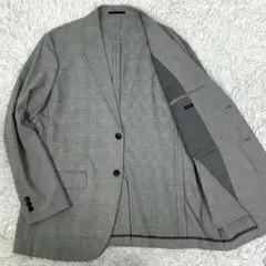 極美品 XLサイズ 洗える ユニクロ テーラードジャケット チェック 感動