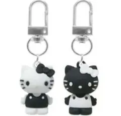 サンリオキャラクターズ PVCペアキーホルダー ハローキティ モノクロ