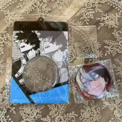 ヒロアカ：轟焦凍缶バッジ＆特製ホルダー