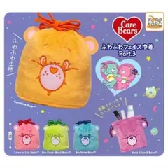 ケアベア Care Bears ふわふわフェイス巾着 Part.3 全5種 巾着