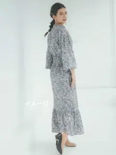 FELISSIMO haco! フェリシモ スザンヌコラボ ロングワンピース花柄