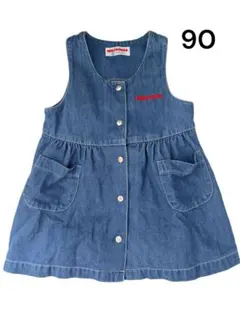 MIKI HOUSE ジャンバースカート 90サイズ