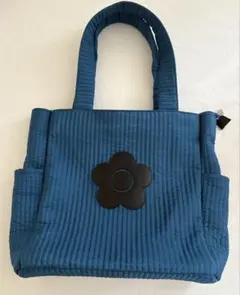 MARY QUANT マリークワント デイジーパッチヌビトート ブルー - メルカリ