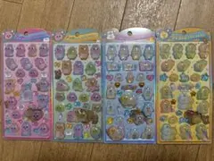 【正規品】おぱんちゅうさぎ んぽちゃむ うるちゅるポップシール 4枚セット