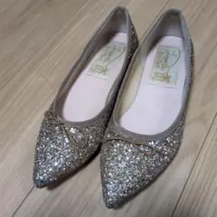 Laund lea ballet ゴールド フラットシューズ　23.5cm