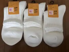 ヒートテックハーフソックス 3足セット新品タグ付メンズ　 ユニクロ25-27cm