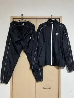 お値引☆美品Nikeジャージ上下セットMネイビーFA170407SIVナイキ