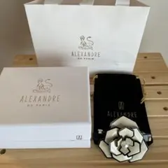 最終値下ALEXANDRE DE PARIS ローズモチーフ ヘアピン　バレッタ