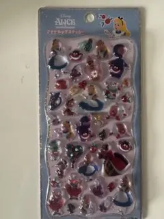 プチドロップステッカー　ディズニー アリス・イン・ワンダーランド 立体シール