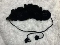 merry jenny おはなニットヘッドドレス ブラックのサムネイル