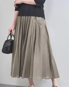 オーガンジー ポケット フレアスカートUNITED ARROWS