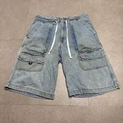 Guess jeans ハーフパンツ　デニム　ジーンズ　バギー　usa製　33のサムネイル