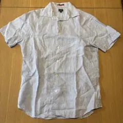 Paul Smith LONDON リネン 半袖シャツ ライトブルー Sのサムネイル