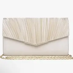 結婚式 バッグ クラッチバッグ パーティーバック チェーン付き 3WAY