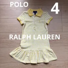 ラルフローレン　ポロワンピース　4歳