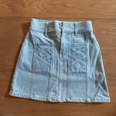 EGOIST デニムミニスカート ライトブルー　デニム　レディース　Sサイズ