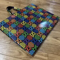 GUCCI グッチ　サイケデリック　ショップ袋　マルチカラー