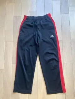 adidas トレーニングパンツ ブラック/レッド