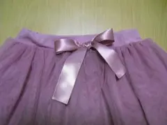 ♡美品♡３段フリル付きレギンス 女の子 サイズ130 ローズピンク色