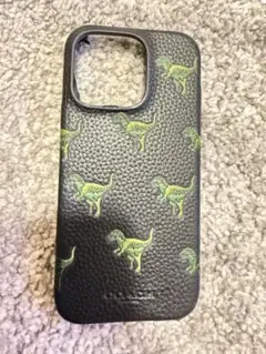 COACH iPhone16proケース 恐竜柄