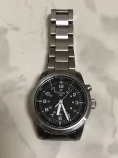 SEIKO AGS 自動巻き腕時計 ブラック　ジャンク