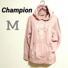 着用1回美品✨Champion テキサス パーカー M ピンク
