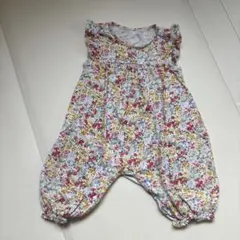 UNIQLO 花柄ロンパース 70サイズ