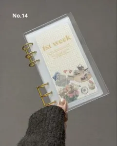 韓国人気♡ saving weeklyシート A6サイズ