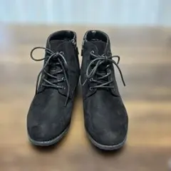 ⭐️美品⭐️ブラックスエードレースアップブーツ