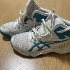 ASICS バスケットボールシューズ ホワイト×ターコイズのサムネイル
