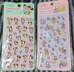 ミッキー＆ディズニープリンセス プクプクシールセット