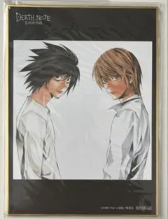 デスノート展 原画展 色紙 夜神月 L 小畑健 非売品