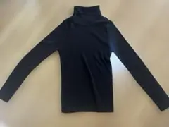 GU ブラック タートルネック セーター L