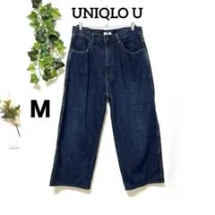 【ユニクロ】ワイドフィットカーブジーンズ インディゴブルー 32インチ Ｍ