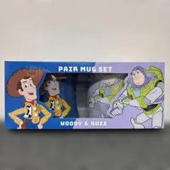 新品未開封　Disney ウッディ & バズ ペアマグカップ　トイストーリー