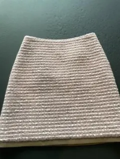 薄いピンク タイトスカート　ジルスチュアート