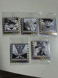 ドラゴンボール40周年記念　シールウエハース第一弾　５枚セット