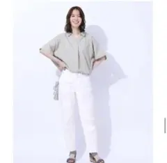 いつでも頼れる デニムテーパードパンツ シューラルーのサムネイル