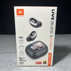 JBL LIVE BUDS 3スマートタッチディスプレイ搭載 ワイヤレスイヤホン
