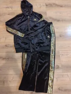 adidas ベロア ジャージ セット