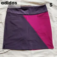 美品 adidas レディース インナー付 スカート Sサイズ ゴルフ