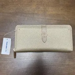 marie claire/bis ルナ ラウンドファスナー長財布 ゴールドのサムネイル