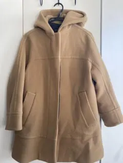 MACPHEE フード付きベージュダッフルコート