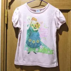 ディズニー　アナと雪の女王　Ｔシャツ　サイズ120　(951)　同梱無料