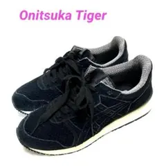 상태좋음 Onitsuka Tiger ALLY タイガーアリー レザー 블랙