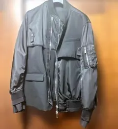 DIOR sacai コラボ ボンバージャケット 黒 48 2022ss 激レア - メルカリ