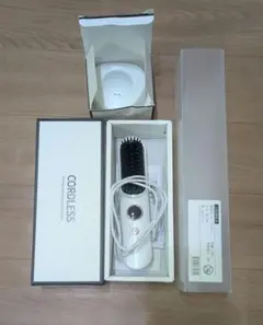 コードレス マイナスイオンヒートブラシ・ブラシヘアアイロン