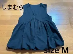 しまむら　ペプラムベスト　M